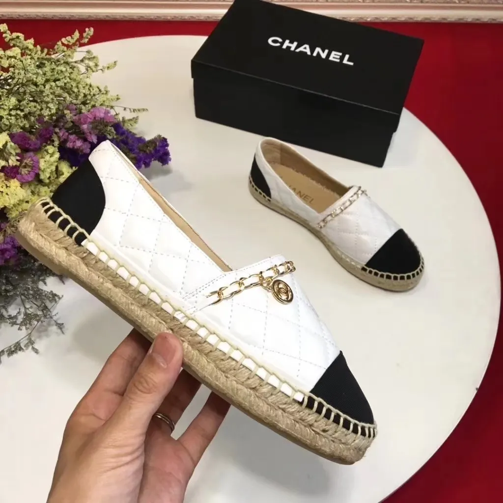 👟👟Ex-factory price 480👟👟 Size: 35-40🌹 🌈🌈[CHANEL Chanel] full range of fisherman shoes... The top version is welcome to compare with all the experts👟👟👟👟 (cloth, leather, lace, sequined) Wool mixed surface)💋💋The lining is made of original sheepskin (the hemp rope bottom and the rubber bottom are integrated) The 100-needle hemp rope is very thorough👍👍...High-quality customization🆚Purchasing agent source‼ ️ The popularity of fishermen’s shoes, I believe everyone who knows the goods knows that people on Earth/Mars are showing off their silk threads one after another💝💝 34-40 (41 and 42 can be customized and non-returnable) standard size 🎁Supporting packaging